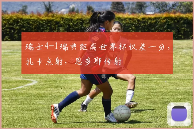 瑞士4-1瑞典距离世界杯仅差一分，扎卡点射，恩多耶传射